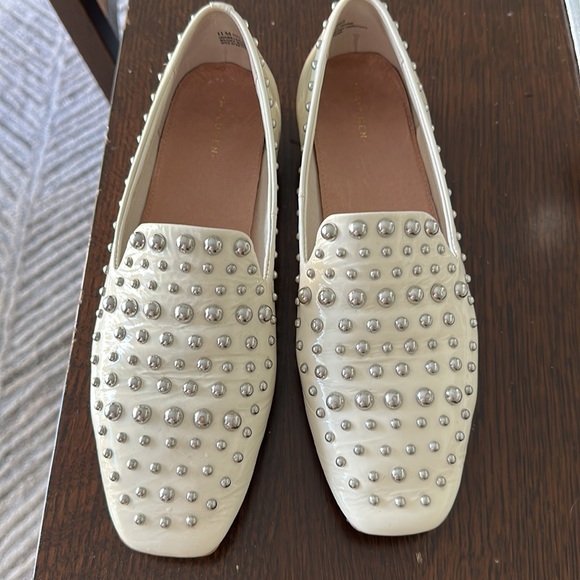Halogen white patent with grommets flats size 11M - Picture 7 of 7